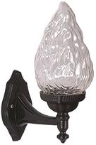 Sieninis lauko šviestuvas Opviq BAP-68191-1BSY-M2, 60W, E27, IP65, juodas, 25 cm x 35 cm
