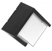Sieninis lauko šviestuvas GTV Canti, 12W, LED, IP65, juodas, 10 cm x 22.7 cm