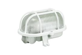 Lubinis lauko šviestuvas Pawbol OWAL60 D.3151P, 60W, E27, IP44, baltas, 17 cm x 12.5 cm