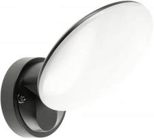 Sieninis lauko šviestuvas GTV TERRO, 10W, LED, IP54, juodas, 17 cm