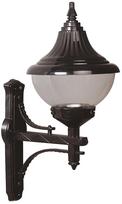 Sieninis lauko šviestuvas Opviq BAP-68207-BSY-M1, 60W, E27, IP65, juodas, 40 cm x 65 cm