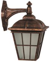Sieninis lauko šviestuvas Opviq BAP-68183-BKR-M2, 60W, E27, IP65, rudas, 25 cm x 33 cm