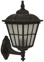 Sieninis lauko šviestuvas Opviq BAP-68183-BSY-M2, 60W, E27, IP65, juodas, 25 cm x 40 cm
