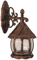 Sieninis lauko šviestuvas Opviq BAP-68184-BKR-M2, 60W, E27, IP65, rudas, 32 cm x 40 cm