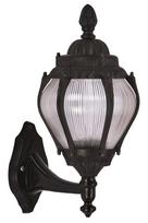 Sieninis lauko šviestuvas Opviq BAP-68202-BSY-M2, 60W, E27, IP65, juodas, 27 cm x 40 cm