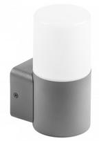 Sieninis lauko šviestuvas GTV Corta A-30, 25W, E27, IP44, antracito, 11.2 cm x 17.5 cm