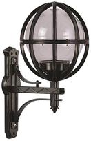 Sieninis lauko šviestuvas Opviq BAP-68080-BSY-M2, 60W, E27, IP65, juodas, 40 cm x 62 cm