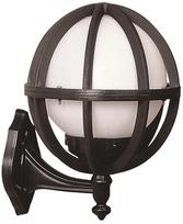 Sieninis lauko šviestuvas Opviq BAP-68080-BSY-M3-OP, 60W, E27, IP65, juodas, 28 cm x 34 cm