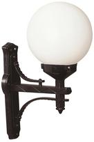 Sieninis lauko šviestuvas Opviq BAP-68160-BSY-OP, 60W, E27, IP65, juodas, 35 cm x 55 cm