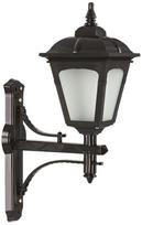 Sieninis lauko šviestuvas Opviq BAP-68185-BSY-M1, 60W, E27, IP65, juodas, 40 cm x 55 cm