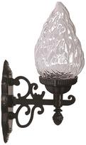 Sieninis lauko šviestuvas Opviq BAP-68191-1BSY-M1, 60W, E27, IP65, juodas, 22 cm x 40 cm