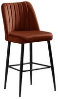 Kėdžių rinkinys Kalune Design Vento 107BCK1112, juoda/vario, 45 cm x 49 cm x 99 cm