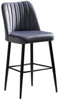 Kėdžių rinkinys Kalune Design Vento 107BCK1146, juoda/pilka, 45 cm x 49 cm x 99 cm