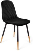 Valgomojo kėdė Homla Noir Basic 933466, matinė, juoda, 44 cm x 52 cm x 85 cm