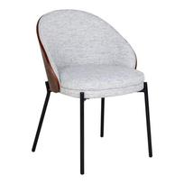 Valgomojo kėdė House Nordic Canelas, matinė, šviesiai pilka, 53.5 cm x 55 cm x 74 cm