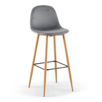 Valgomojo kėdė Domoletti ALAULA 53000006488, pilka, 47.5 cm x 42.5 cm x 106 cm