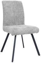 Valgomojo kėdė Home4you Agata, matinė, pilka, 59 cm x 48 cm x 91 cm