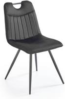 valgomojo - Valgomojo kėdė K521, juoda, 50 - 58 cm x 46 cm x 83 cm - 1 nuotrauka