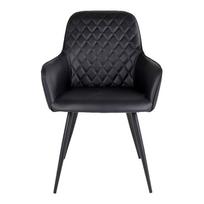 harbo kede - Valgomojo kėdė House Nordic Harbo, matinė, juoda, 65 cm x 57 cm x 87 cm - 5 nuotrauka