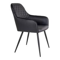 harbo kede - Valgomojo kėdė House Nordic Harbo, matinė, juoda, 65 cm x 57 cm x 87 cm - 6 nuotrauka
