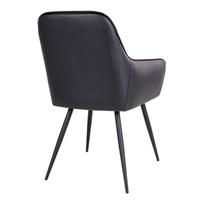 harbo kede - Valgomojo kėdė House Nordic Harbo, matinė, juoda, 65 cm x 57 cm x 87 cm - 11 nuotrauka