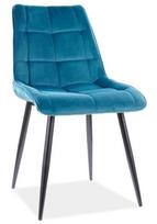 Valgomojo kėdė Chic Velvet, turkio, 50 cm x 43 cm x 88 cm