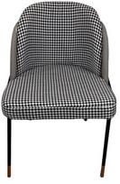 Valgomojo kėdė MN A-460 Chair 35340020, juoda/pilka, 56 cm x 48 cm x 85 cm