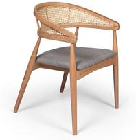 Valgomojo kėdė Kalune Design Belen 117FRF1214, matinė, ruda/smėlio, 49 cm x 54 cm x 78 cm
