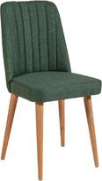 Valgomojo kėdė Kalune Design Vina 1070 869VEL5126, žalia, 46 cm x 46 cm x 85 cm