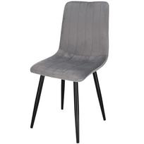 Valgomojo kėdė Springos DC0023, matinė, pilka, 42 cm x 45 cm x 92 cm
