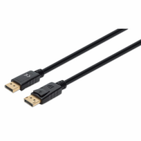 displayport 2.1 2m - Manhattan DisplayPort 1.4 kabelis 8K@60Hz 2m Juodas (Black) - 1 nuotrauka