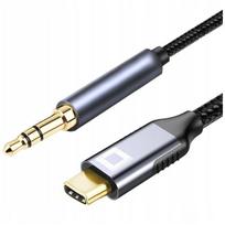 Co2 Cable USB-C į Mini Jack 3.5 Aux Adapteris 1m Juodas (Black)