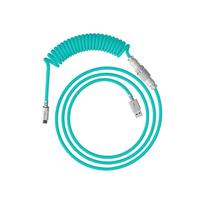 hyperx laidas - HP HyperX USB-C Suvyniotas Kabelis Šviesiai Žalias (Light Green) - 2 nuotrauka