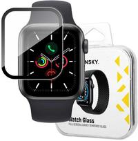 apyranke 40 apple watch - Wozinsky Hybrid Glass Apple Watch 4/5/6/SE 40mm Juodas (Black) - 1 nuotrauka