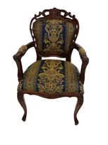 Valgomojo kėdė MN 15135-STD011 3624060, mėlyna/ruda, 60 cm x 64 cm x 105 cm