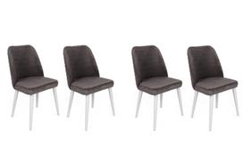 komplektas valgomojo baltas - Kėdžių rinkinys Kalune Design Tutku 321 V4 974NMB1612, matinė, antracito/balta, 49 cm x 50 cm x 90 cm - 2 nuotrauka