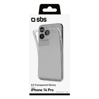 iphone 14 silikoninis deklas - Apple iPhone 14 Pro Skinny Cover By SBS Transparent - 2 nuotrauka