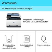 hp laserjet pro mfp - HP Color LaserJet Pro MFP 3302fdw, lazerinis, spalvotas - 10 nuotrauka
