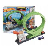 hot wheels garazas - Mattel Hot Wheels Gator Loop Attack HKX39 - 3 nuotrauka