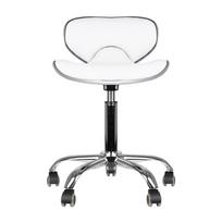 meistro kede - Valgomojo kėdė Gabbiano Q-4599, balta, 55 cm x 46 cm x 50 - 65 cm - 1 nuotrauka