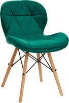 kede - Valgomojo kėdė ActivEshop 4Rico QS-186, žalia, 38 cm x 38 cm - 1 nuotrauka