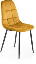Valgomojo kėdė Metal Chairs K417, geltona, 56 cm x 44 cm x 87 cm