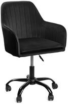 Darbo kėdė Homla Teill ALL 807898, 54.5 x 55 x 80 - 90 cm, juoda