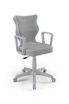 Vaikiška darbo kėdė Norm Jasmine 03, 61 x 61 x 102.5 cm, pilka