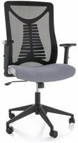 Darbo kėdė Q-330R, 48 x 62 x 103 - 113 cm, juoda/pilka