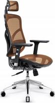Darbo kėdė Diablo Chairs V-Basic, 68 x 68 x 119 - 130 cm, juoda/oranžinė