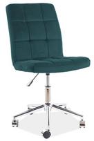 Darbo kėdė Q-020 Bluvel 78, 40 x 45 x 87 - 97 cm, žalia