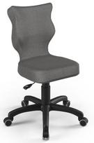 Vaikiška darbo kėdė Petit MT33 Size 3, 33 x 30 x 71.5 - 77.5 cm, juoda/pilka