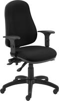 Darbo kėdė Office Products Thassos, 46 x 50 x 49 - 63 cm, juoda