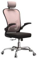 Darbo kėdė Swivel Dory, 62 x 65 x 122 cm, rožinė